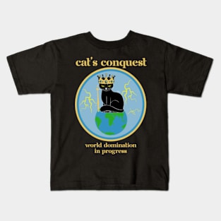 Cat's conquest Kids T-Shirt